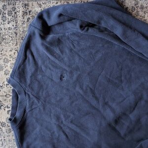 Vintage Fila Navy Blue Crew Neck Active Wear Sweater Shirt